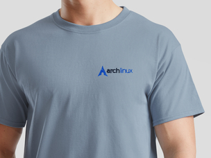 Arch Linux T-Shirt (mineral blue)