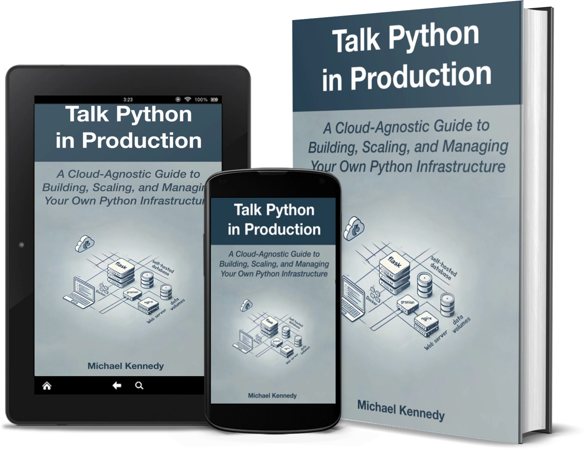 Talk Python for Production book cover by Michael Kennedy